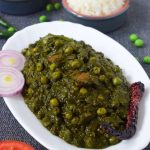 Palak matar recipe _ Palak matar ki sabji _ How to make palak matar - Rumki's Golden Spoon